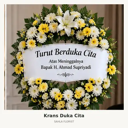 Krans Bunga Duka Surabaya